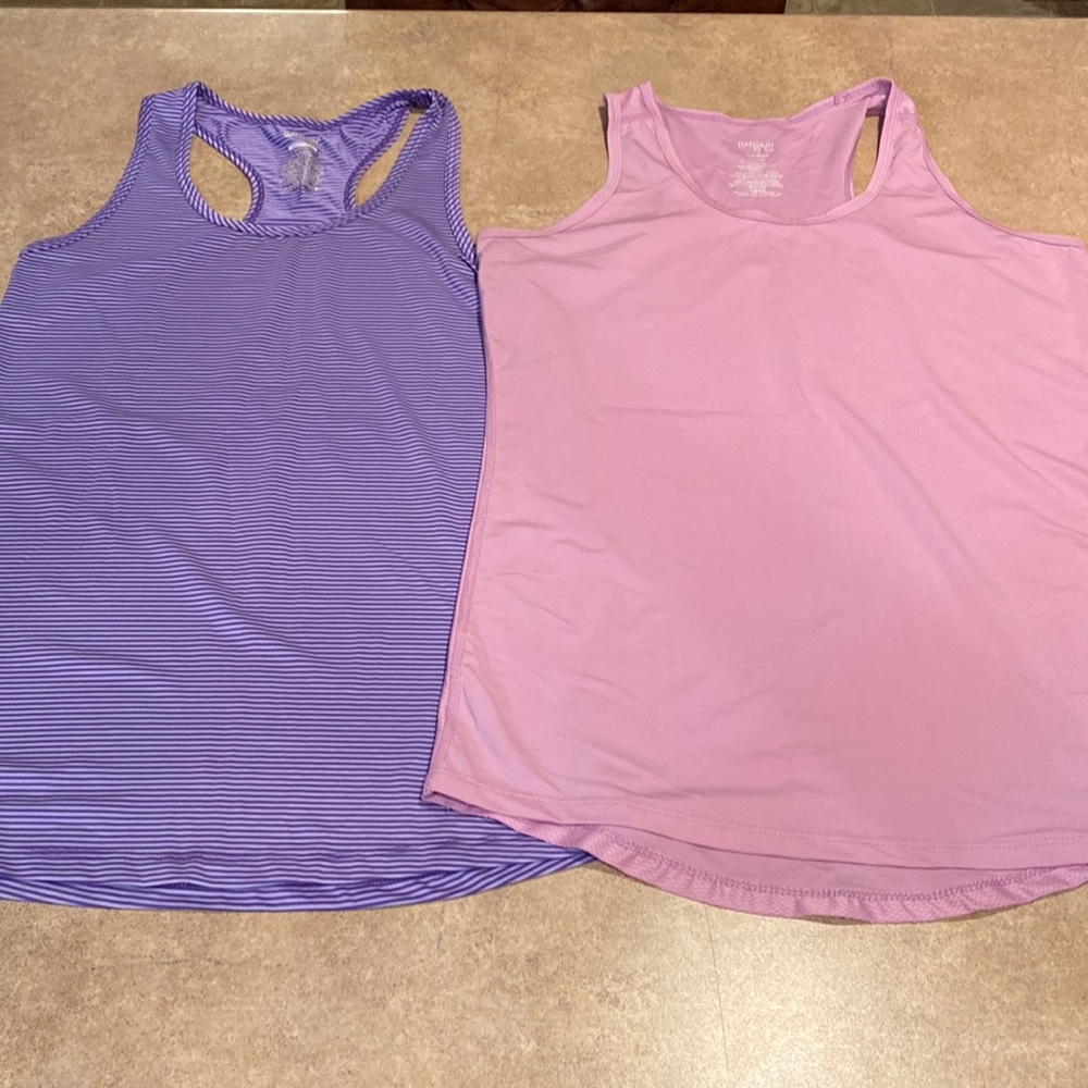 2 womens Danskin Now tank tops size small